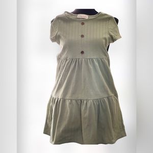 Girls green dress